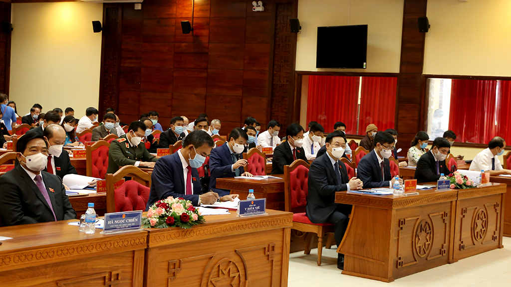 Opening the 1st Session of the Course X Provincial People’s Council, Term 2021-2026