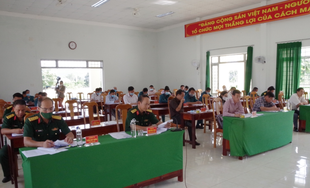 Huyện Krông Bông thực hiện đồng bộ nhiệm vụ quân sự, quốc phòng