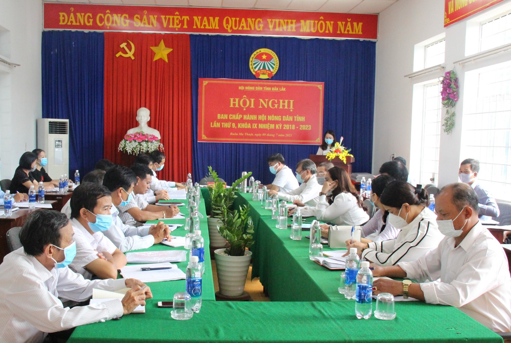 The 9th conference of the Executive Committee of the Farmers' Union of Dak Lak Province, Course IX, tenure 2018-2023