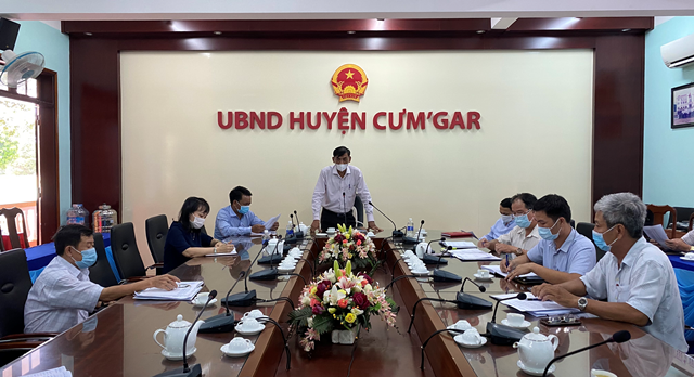 Huyện Cư M’gar triển khai công tác phòng chống dịch Covid – 19 trên địa bàn