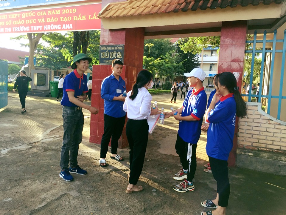 Huyện Đoàn Krông Ana tổ chức nhiều hoạt động trong Chương trình tiếp sức mùa thi