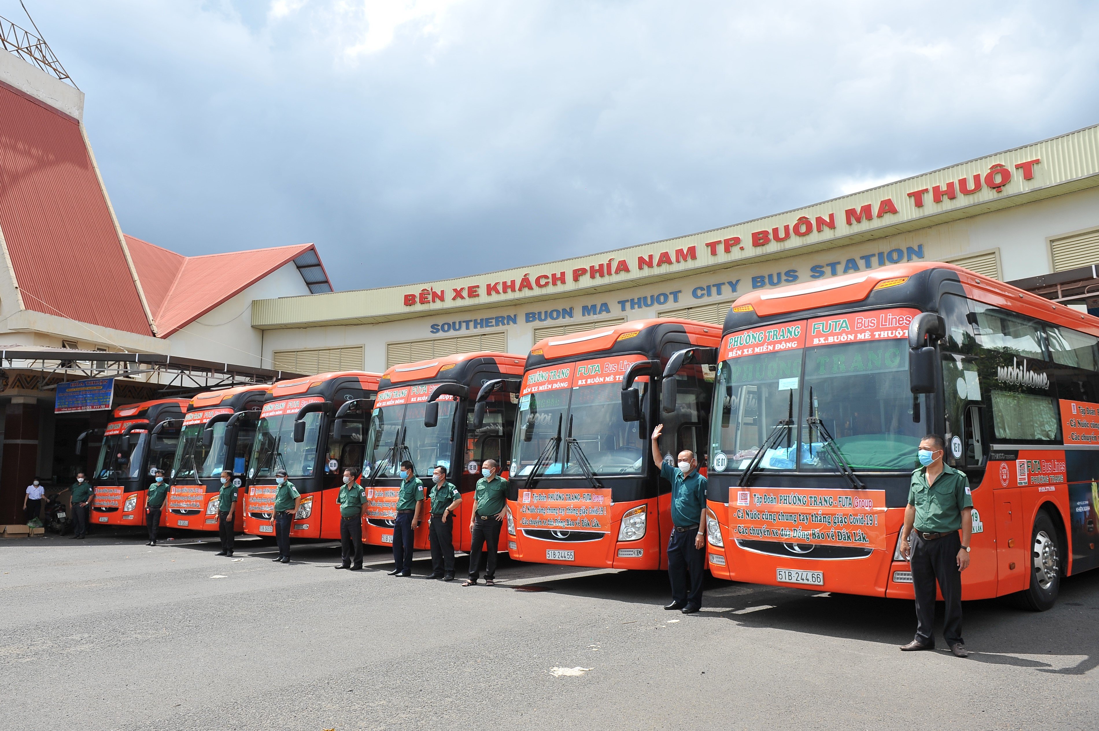 Đắk Lắk khởi hành (đợt 1) đón công dân của tỉnh từ TP. Hồ Chí Minh