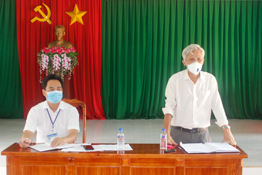 Kiểm tra công tác phòng, chống dịch COVID-19 trên địa bàn toàn huyện Buôn Đôn