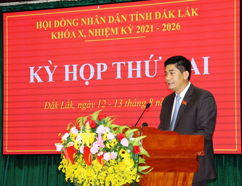 Khai mạc Kỳ họp thứ hai, HĐND tỉnh khóa X nhiệm kỳ 2021 - 2026