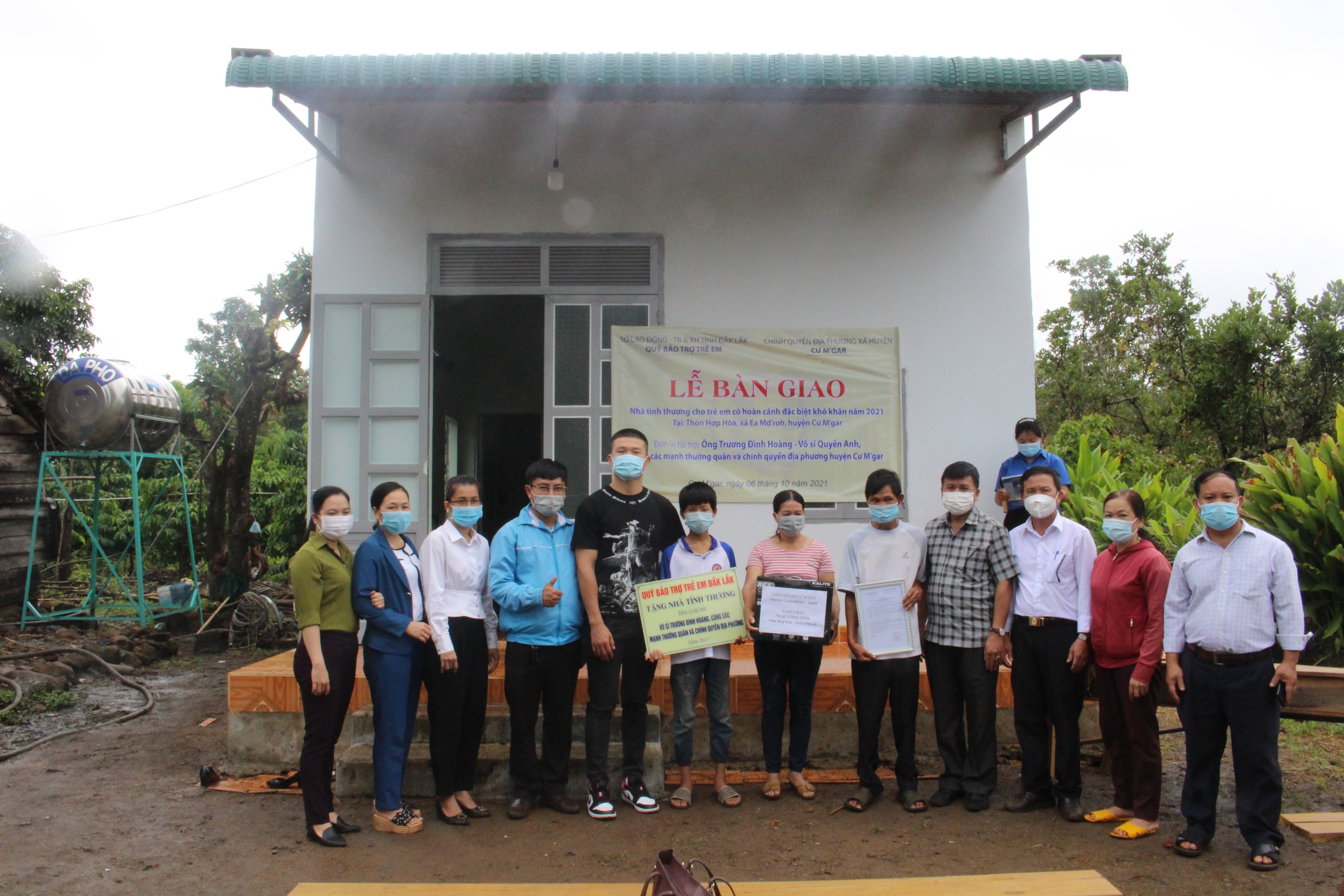Lễ bàn giao nhà tình thương cho trẻ em có hoàn cảnh đặc biệt khó khăn huyện Cư M’gar