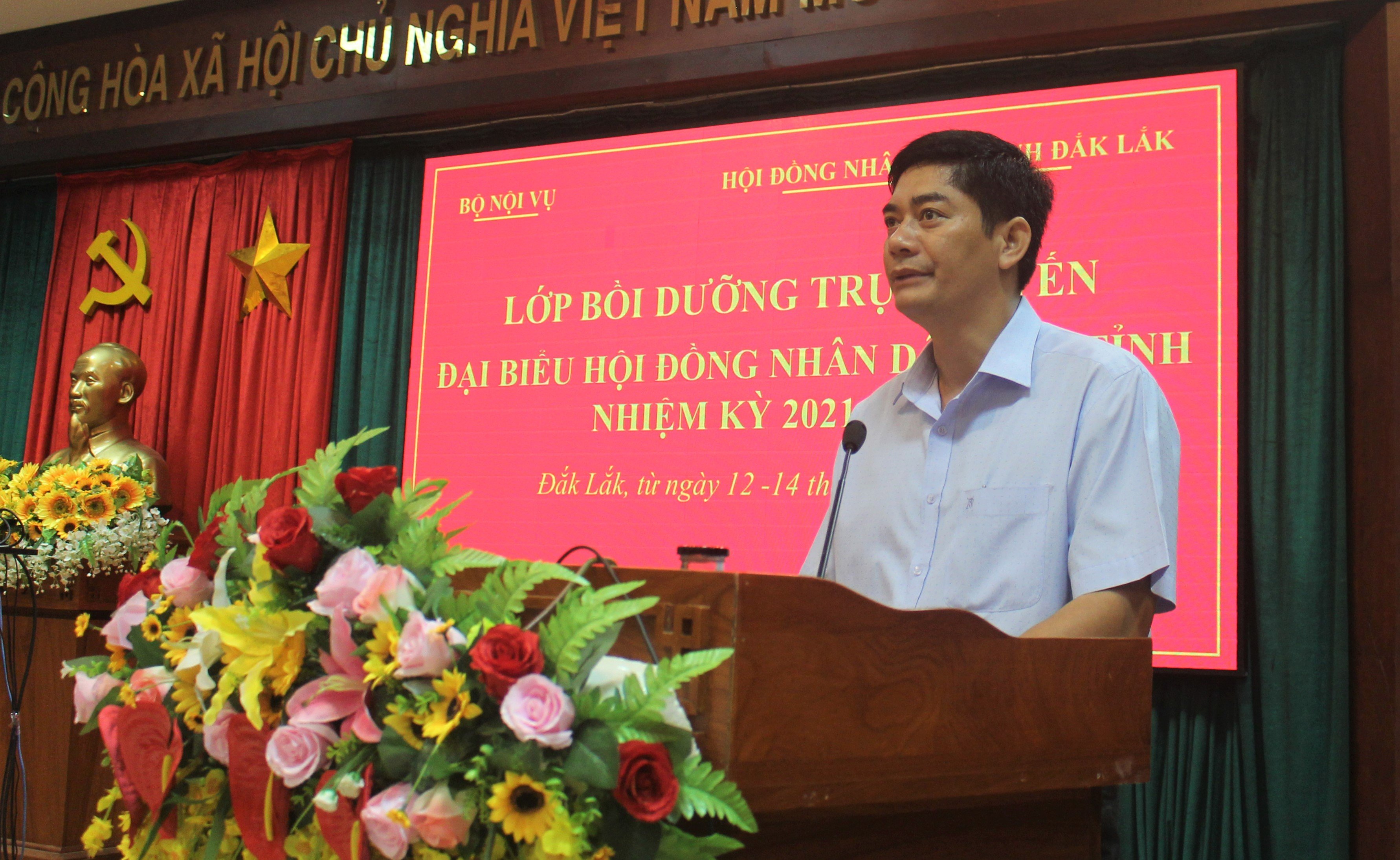 Bồi dưỡng trực tuyến đại biểu HĐND cấp tỉnh, nhiệm kỳ 2021 – 2026