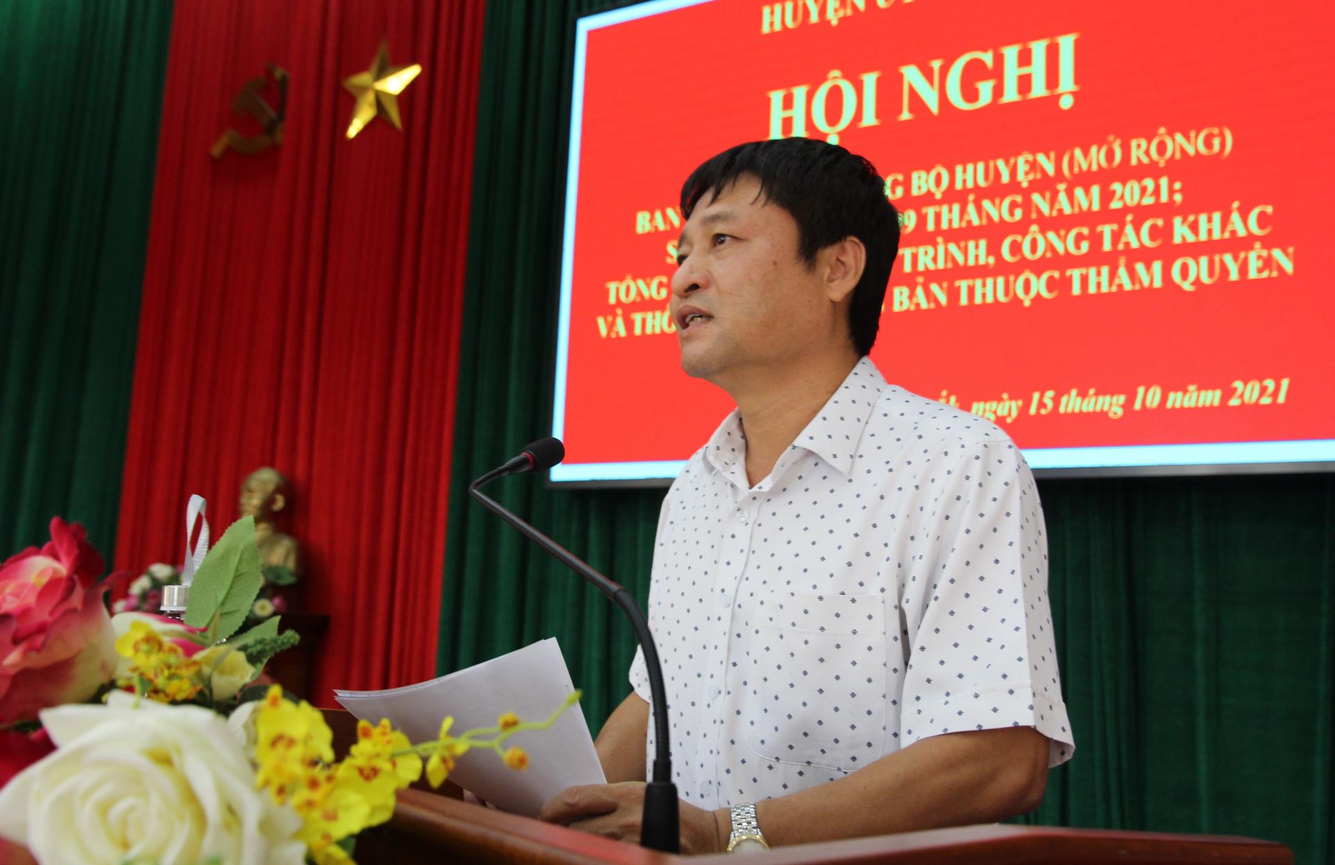 Hội nghị Ban chấp hành Đảng bộ huyện M’Drắk (mở rộng)