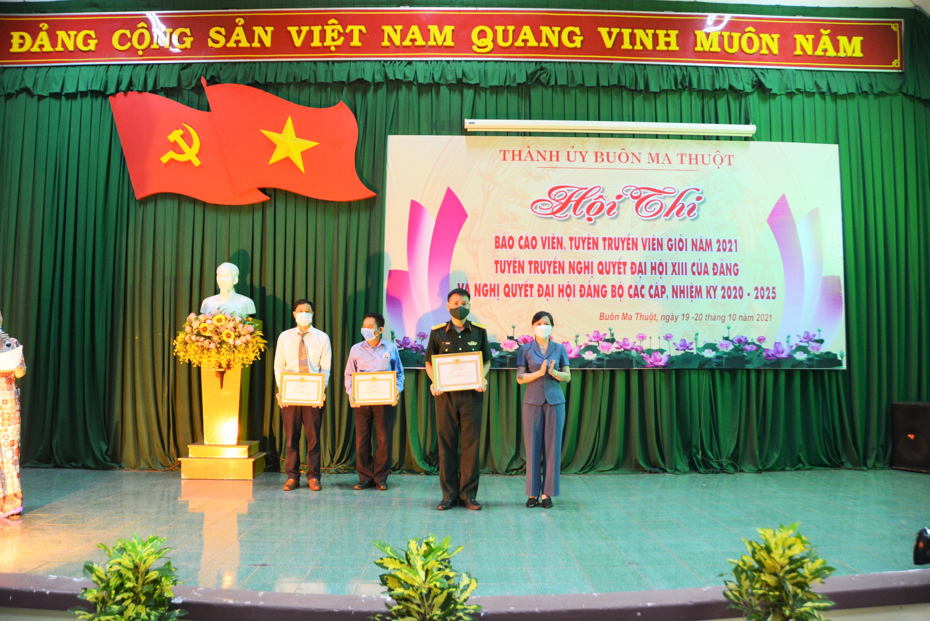 Hội thi báo cáo viên, tuyên truyền viên giỏi TP.Buôn Ma Thuột năm 2021