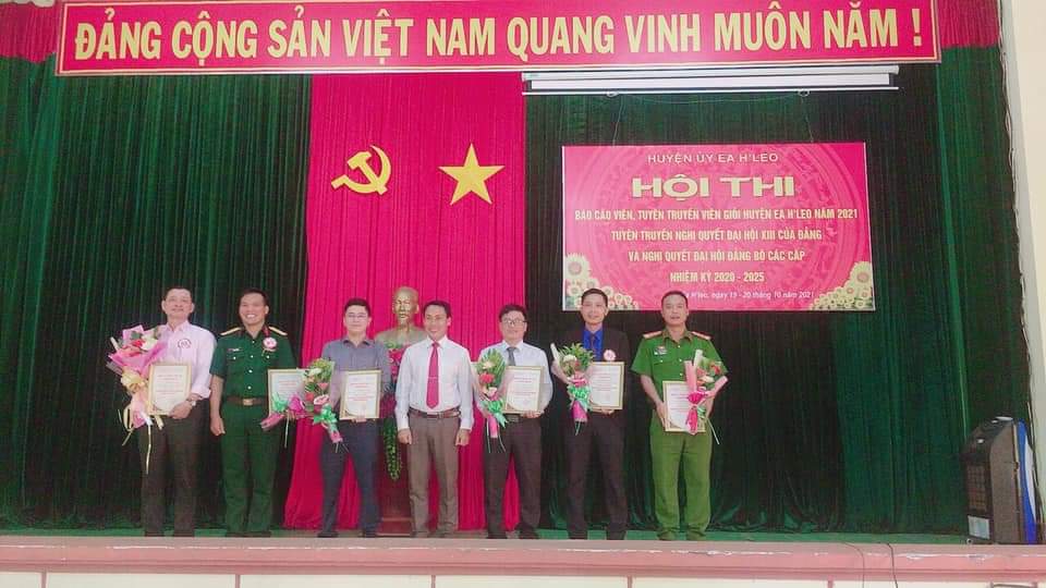 Hội thi báo cáo viên, tuyên truyền viên giỏi huyện Ea H’leo năm 2021