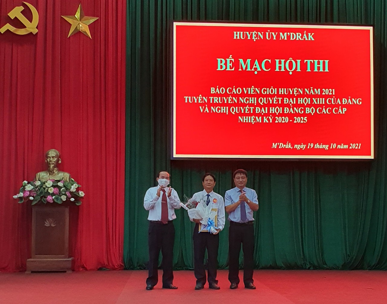 Huyện ủy M'Đrắk tổ chức Hội thi báo cáo viên giỏi năm 2021