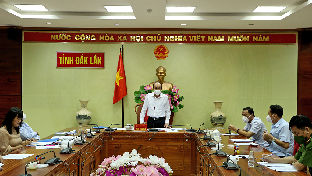 Ban chỉ đạo phòng, chống dịch Covid-19 tỉnh họp triển khai công tác phòng, chống dịch Covid-19 trên địa bàn tỉnh.