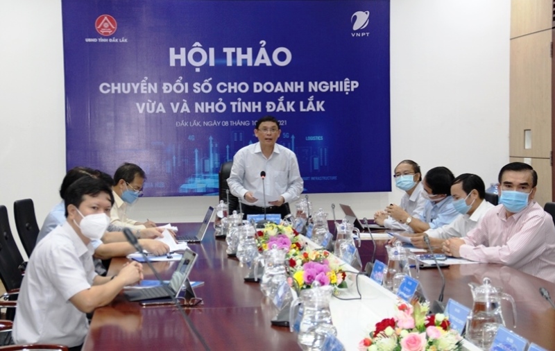 A seminar on digital transformation for medium and small enterprises in Dak Lak Province