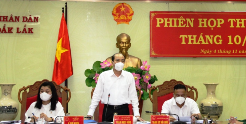 Phiên họp thường kỳ tháng 10 năm 2021: Tập trung ngăn chặn, kiểm soát, đẩy lùi dịch Covid-19