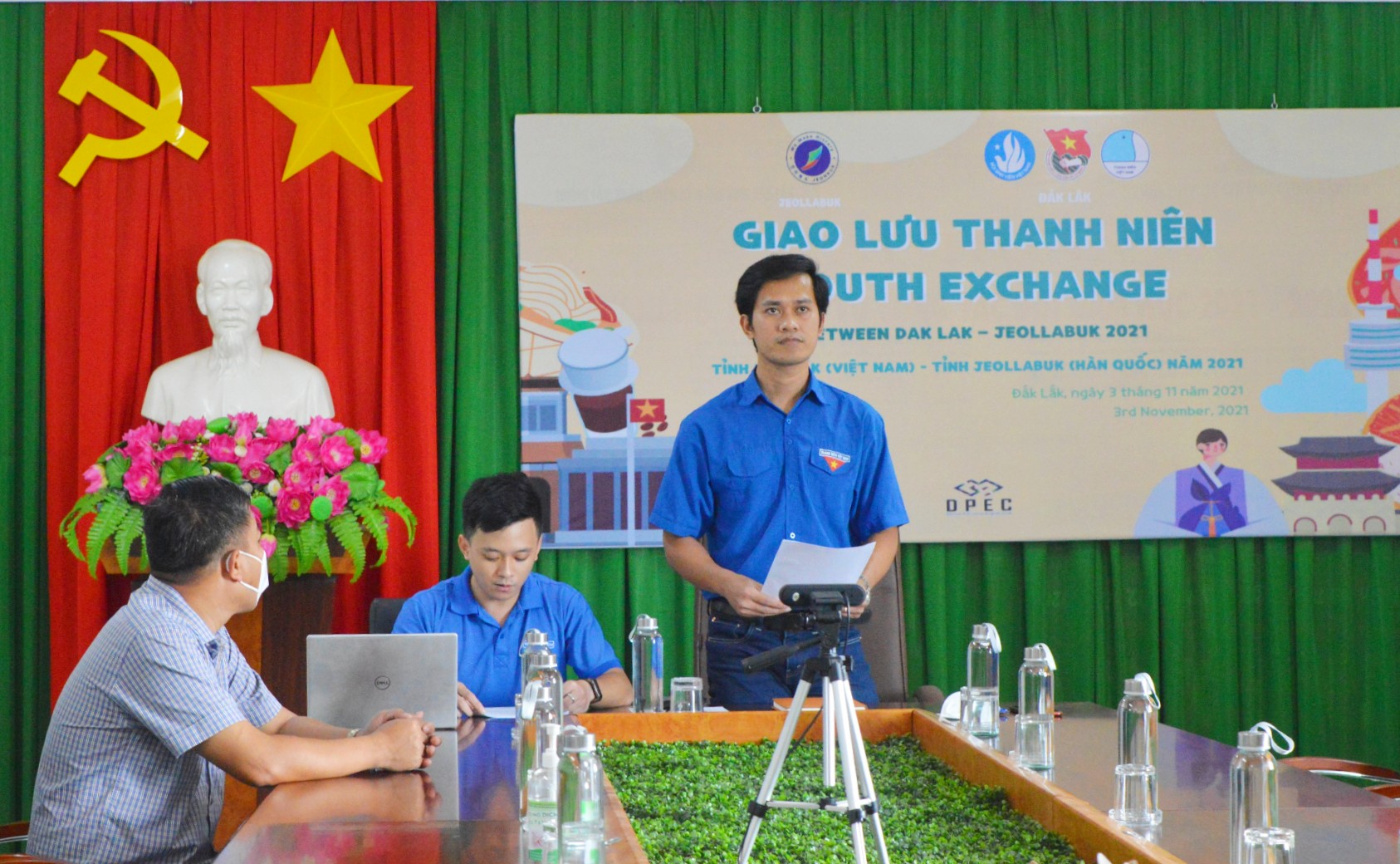 Giao lưu trực tuyến thanh niên hai tỉnh Đắk Lắk và Jeollabuk năm 2021