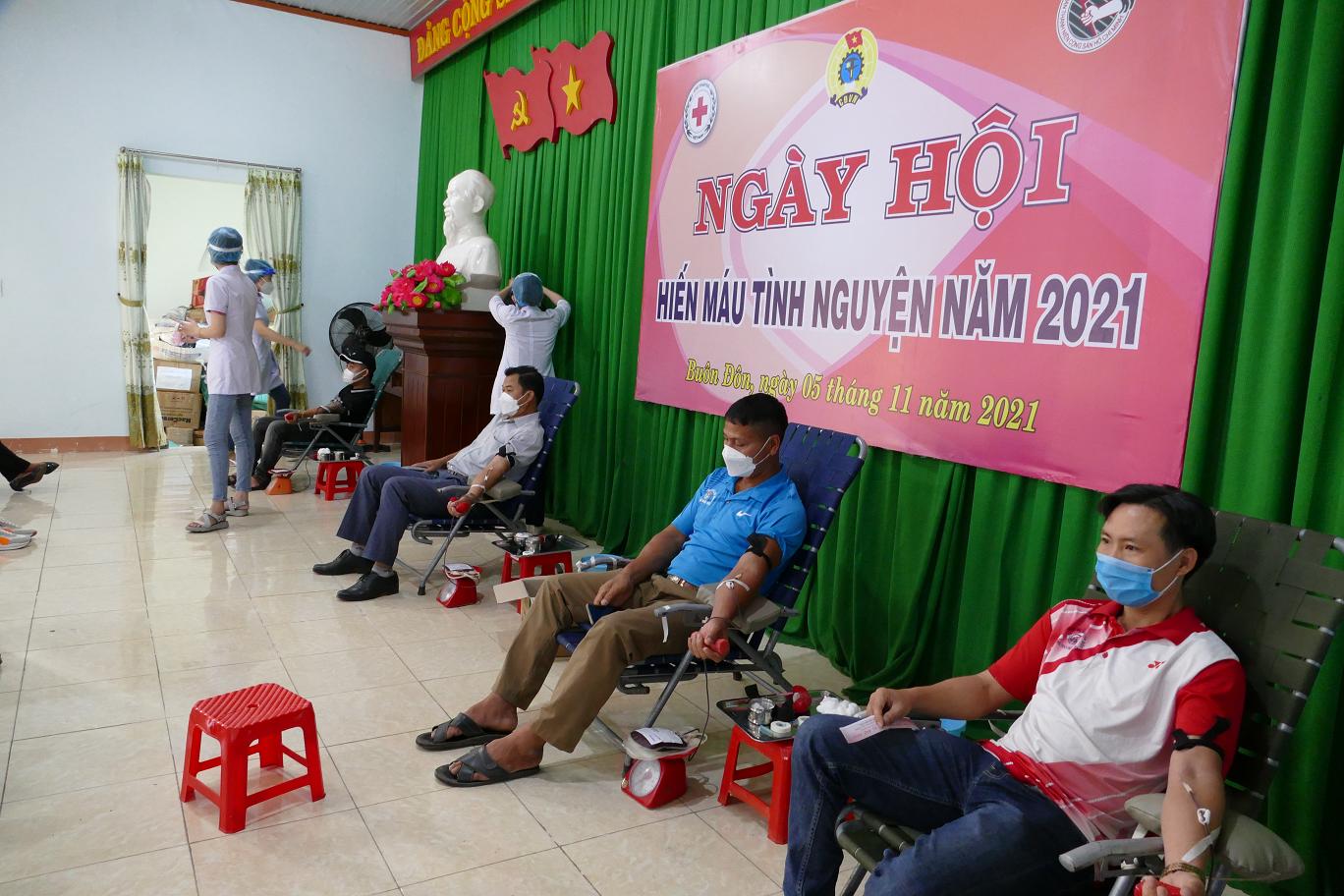 Ngày hội hiến máu tình nguyện huyện Buôn Đôn