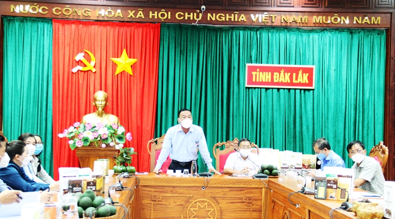 An online forum making connections for consumption of agricultural products and OCOP products in Central Highlands in 2021