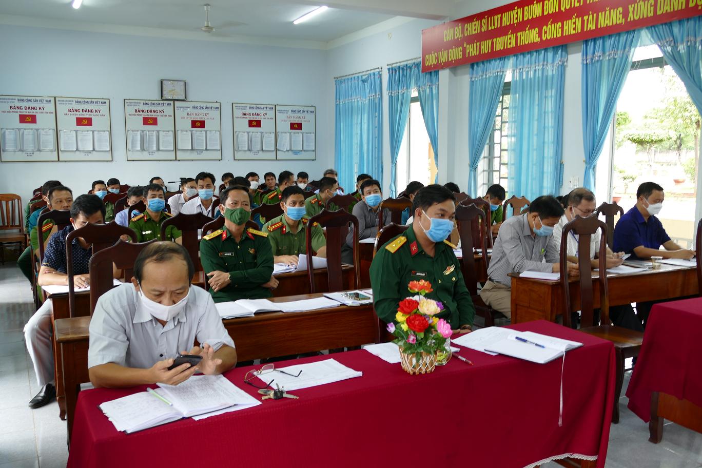 Buôn Đôn tổ chức Hội nghị xét duyệt chính trị thanh niên phục vụ công tác khám tuyển nghĩa vụ quân sự năm 2022