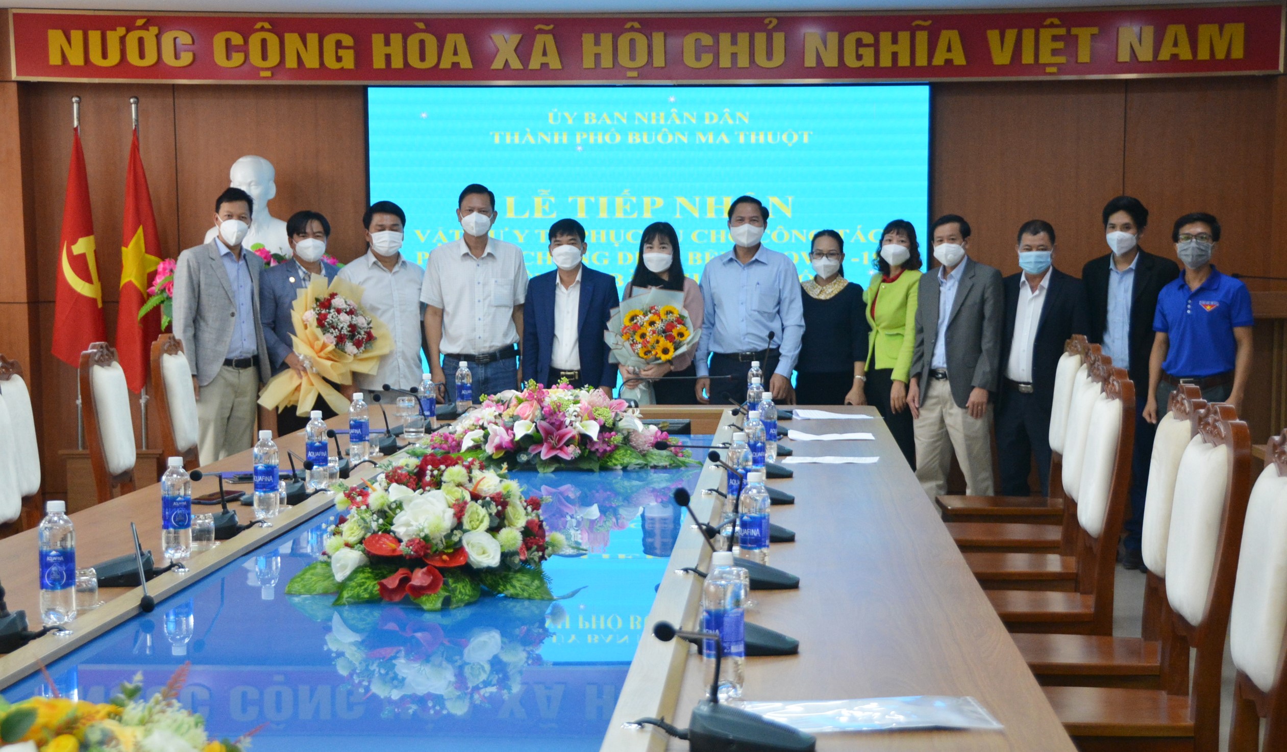 TP. Buôn Ma Thuột tiếp nhận trang thiết bị y tế hỗ trợ công tác phòng, chống dịch COVID-19