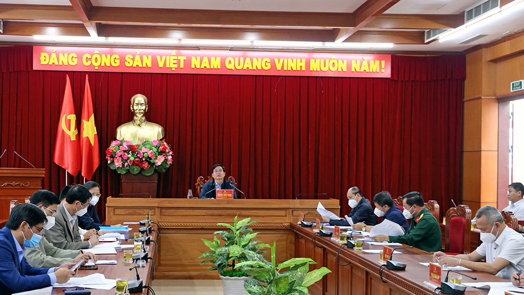 Họp Ban Chỉ đạo một số công trình, dự án trọng điểm của tỉnh