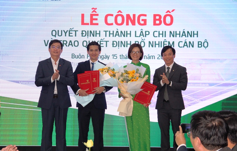 Khai trương Ngân hàng Vietcombank chi nhánh Bắc Đắk Lắk
