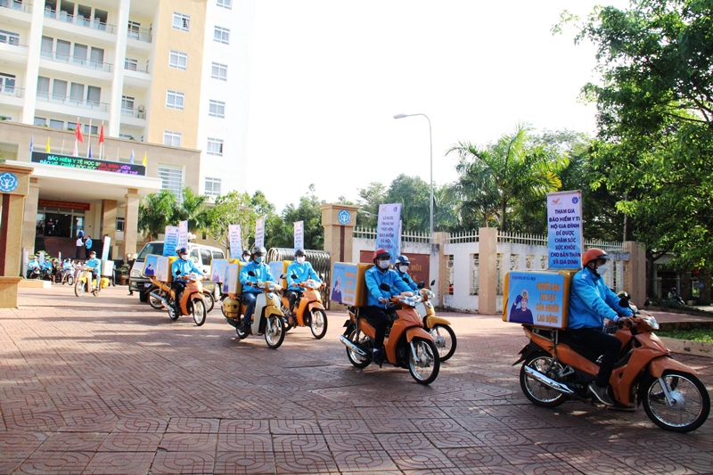 Phấn đấu vận động trên 1.000 người tham gia BHYT trong đợt ra quân tuyên truyền chính sách bảo hiểm năm 2021