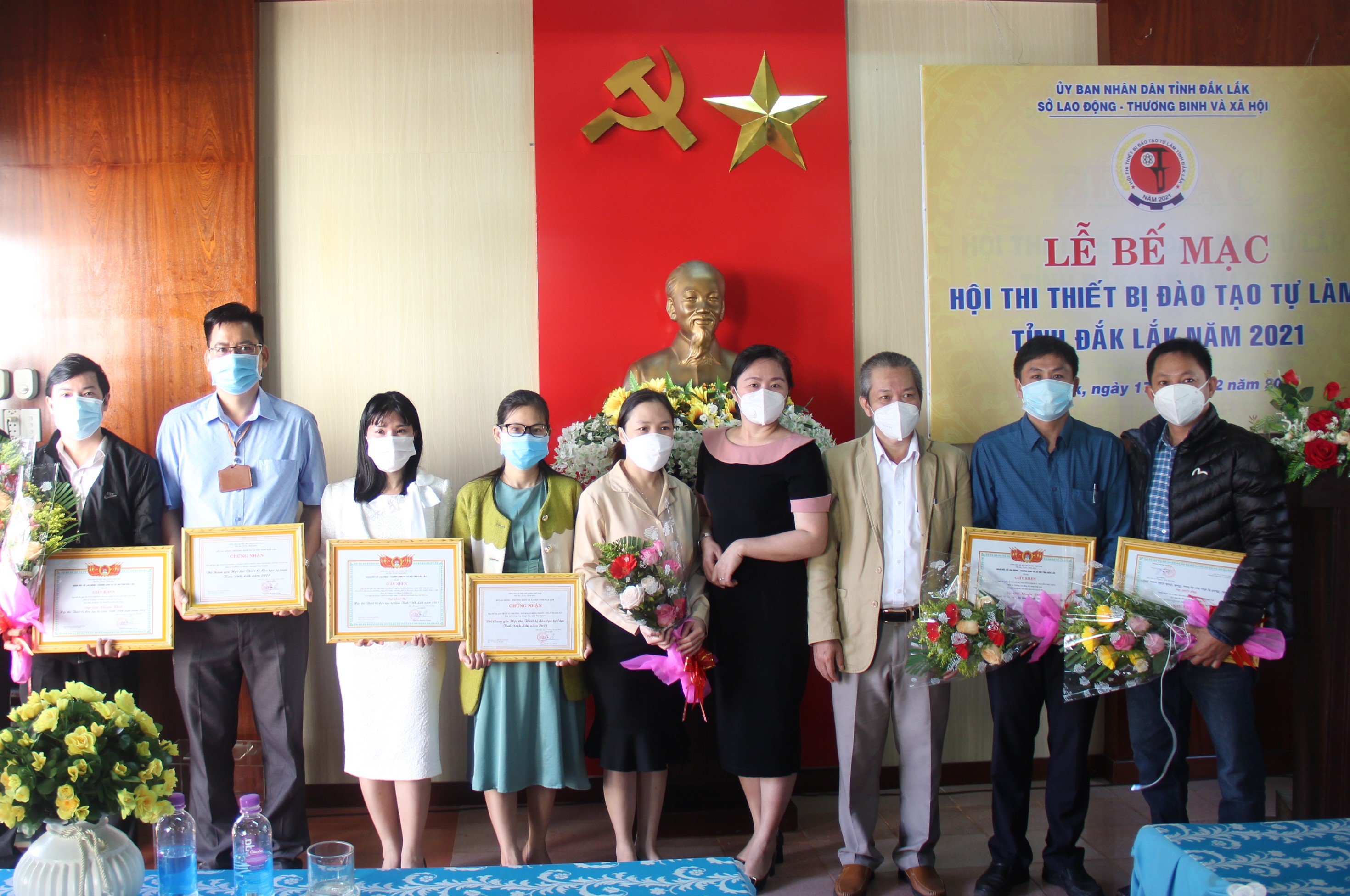 Bế mạc Hội thi thiết bị đào tạo tự làm tỉnh Đắk Lắk năm 2021