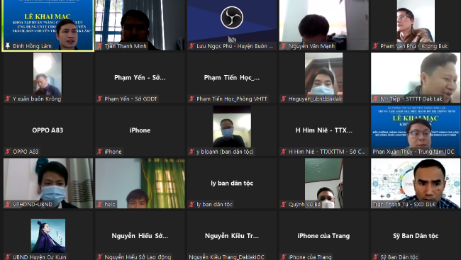 Khai mạc khóa tập huấn 