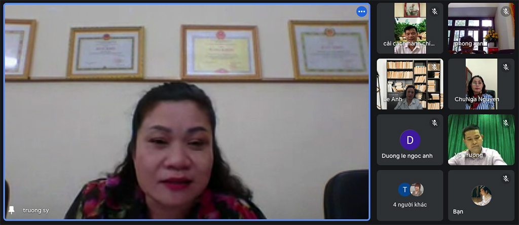 Inspecting administrative reform at the Province’s Committee for Ethnic Minority Affairs