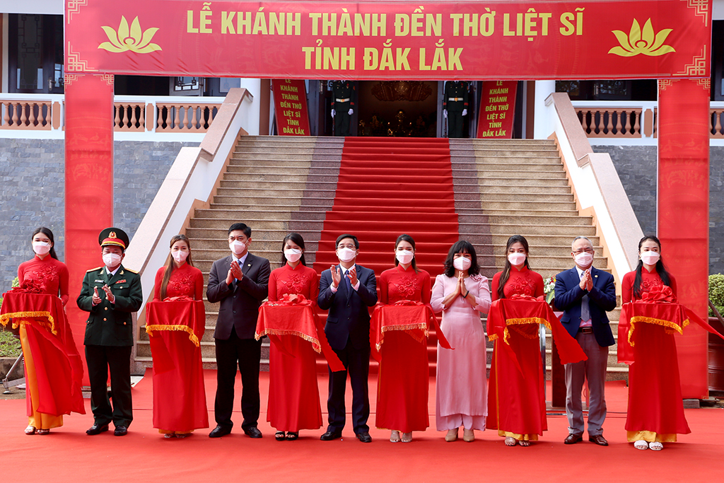 Khánh thành Đền thờ Liệt sĩ tại Nghĩa trang Liệt sĩ tỉnh