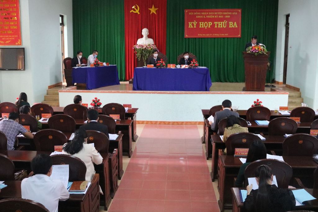 Kỳ họp thứ Ba HĐND huyện Krông Ana khóa X