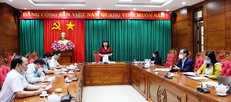 UBND tỉnh họp xác định tự chủ tài chính của Trung tâm y tế các huyện, thị xã, thành phố