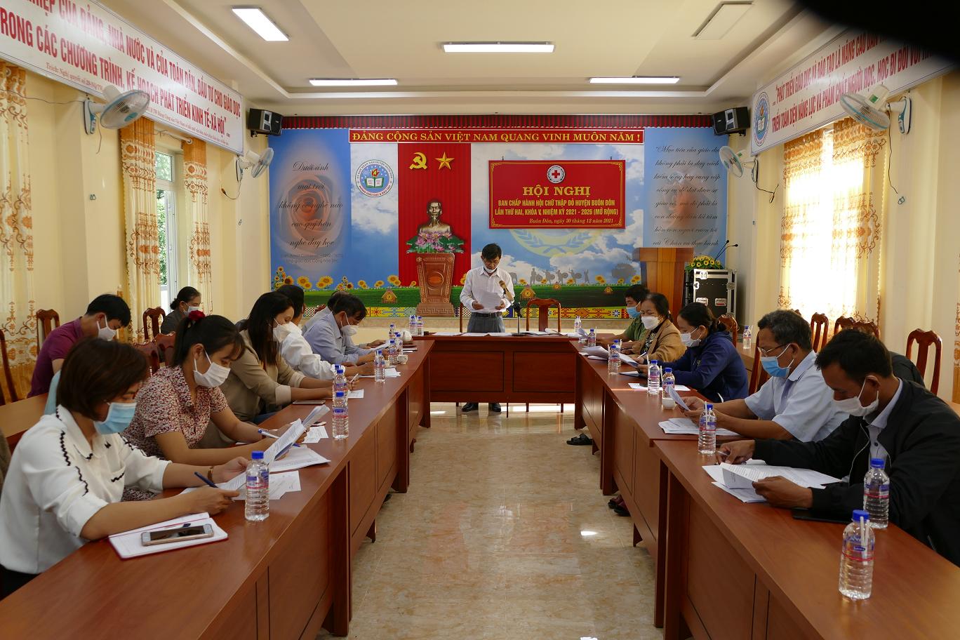 Hội nghị Ban chấp hành Hội Chữ thập đỏ huyện Buôn Đôn lần thứ 2, khóa V, nhiệm kỳ 2021 - 2026