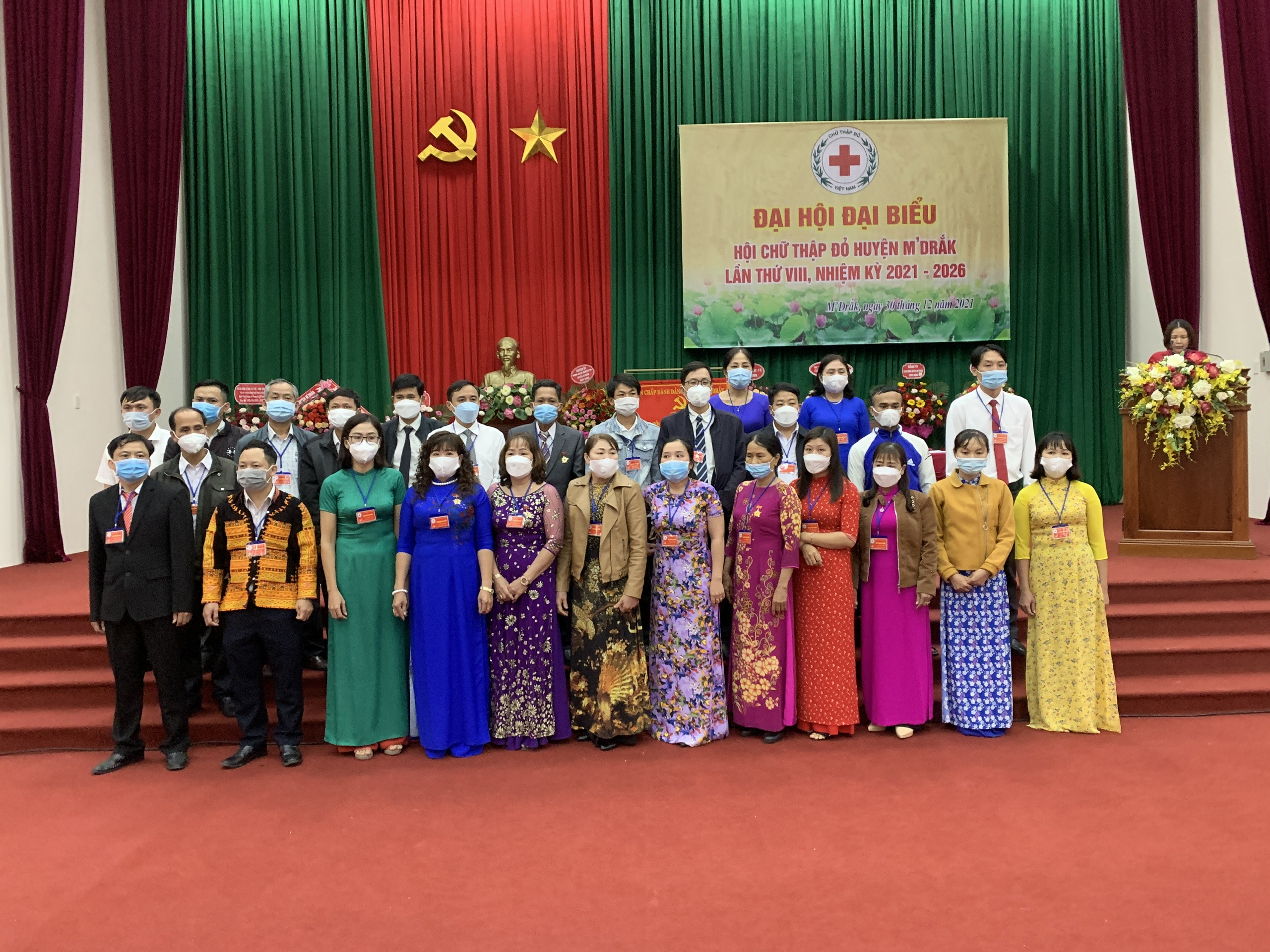 Đại hội đại biểu Hội Chữ thập huyện M'Drắk lần thứ VIII, nhiệm kỳ 2021-2026