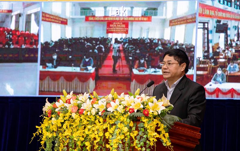 Hội nghị trực tuyến học tập, quán triệt, tuyên truyền các văn bản của Trung ương và Tỉnh ủy Đắk Lắk đợt IV/2021
