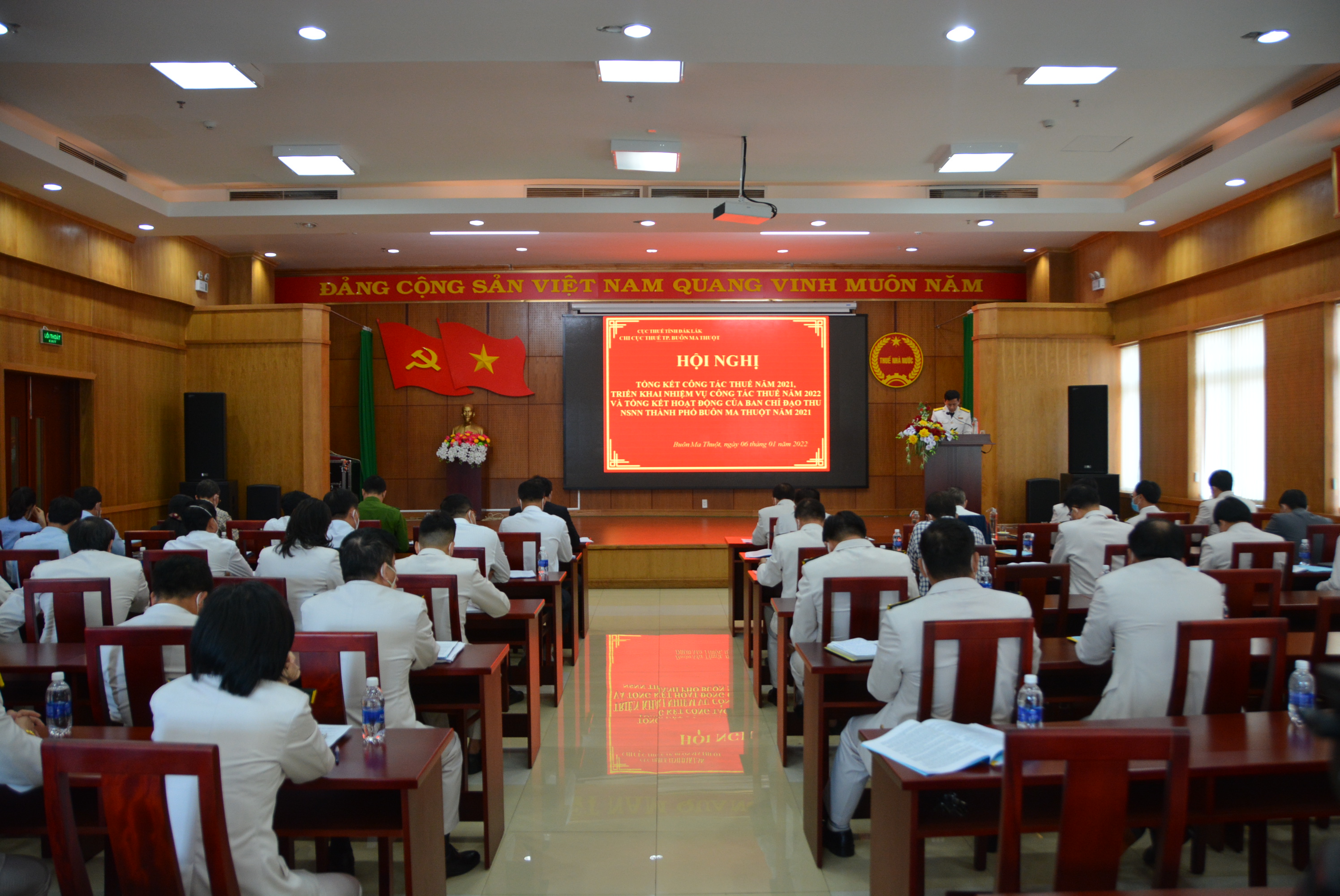 TP. Buôn Ma Thuột tổng kết công tác thuế năm 2021, triển khai nhiệm vụ công tác thuế năm 2022