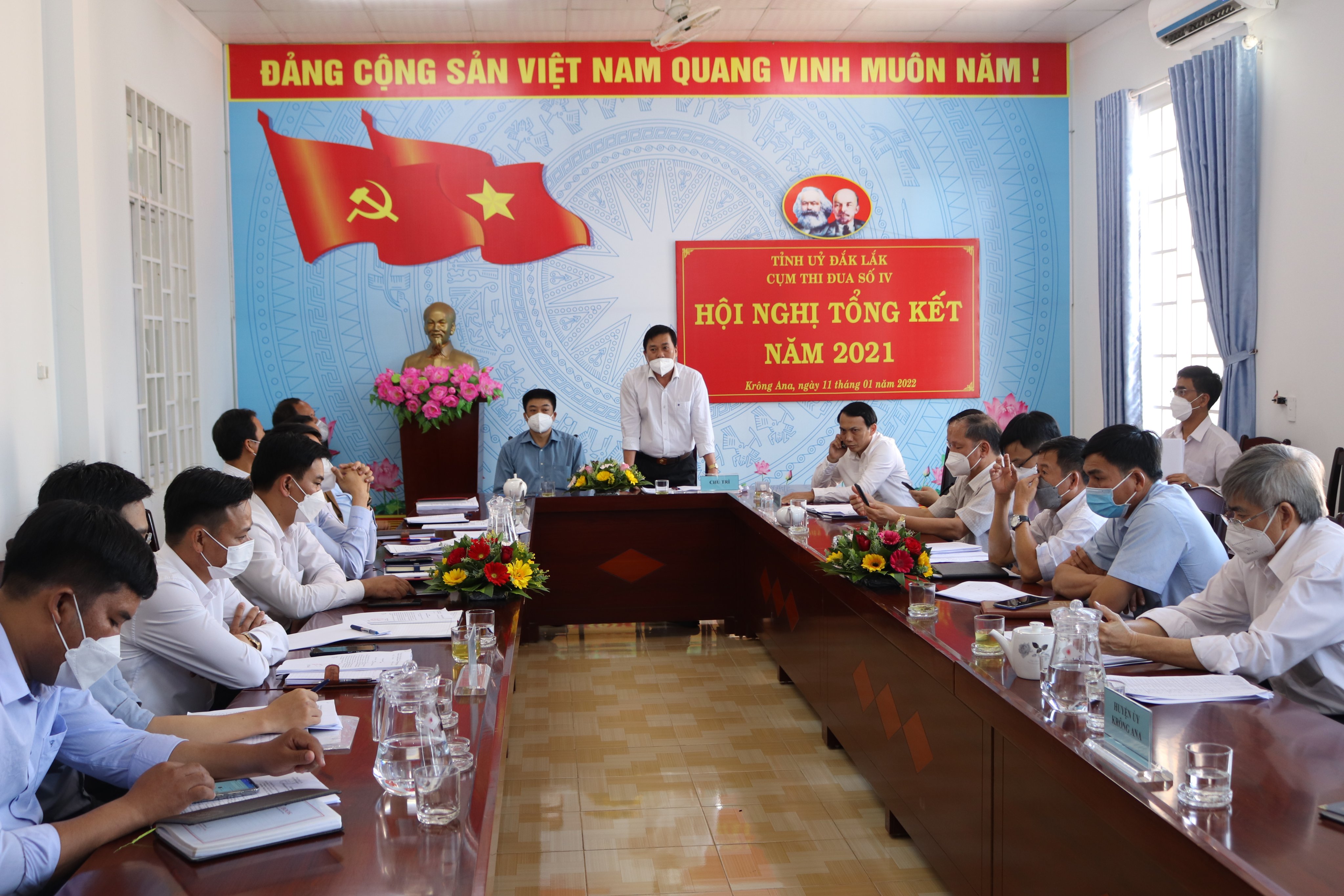 Cum thi đua số IV tổng kết công tác năm 2021