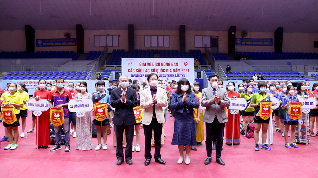 22 câu lạc bộ tham gia Giải Vô địch Bóng bàn các câu lạc bộ quốc gia năm 2021