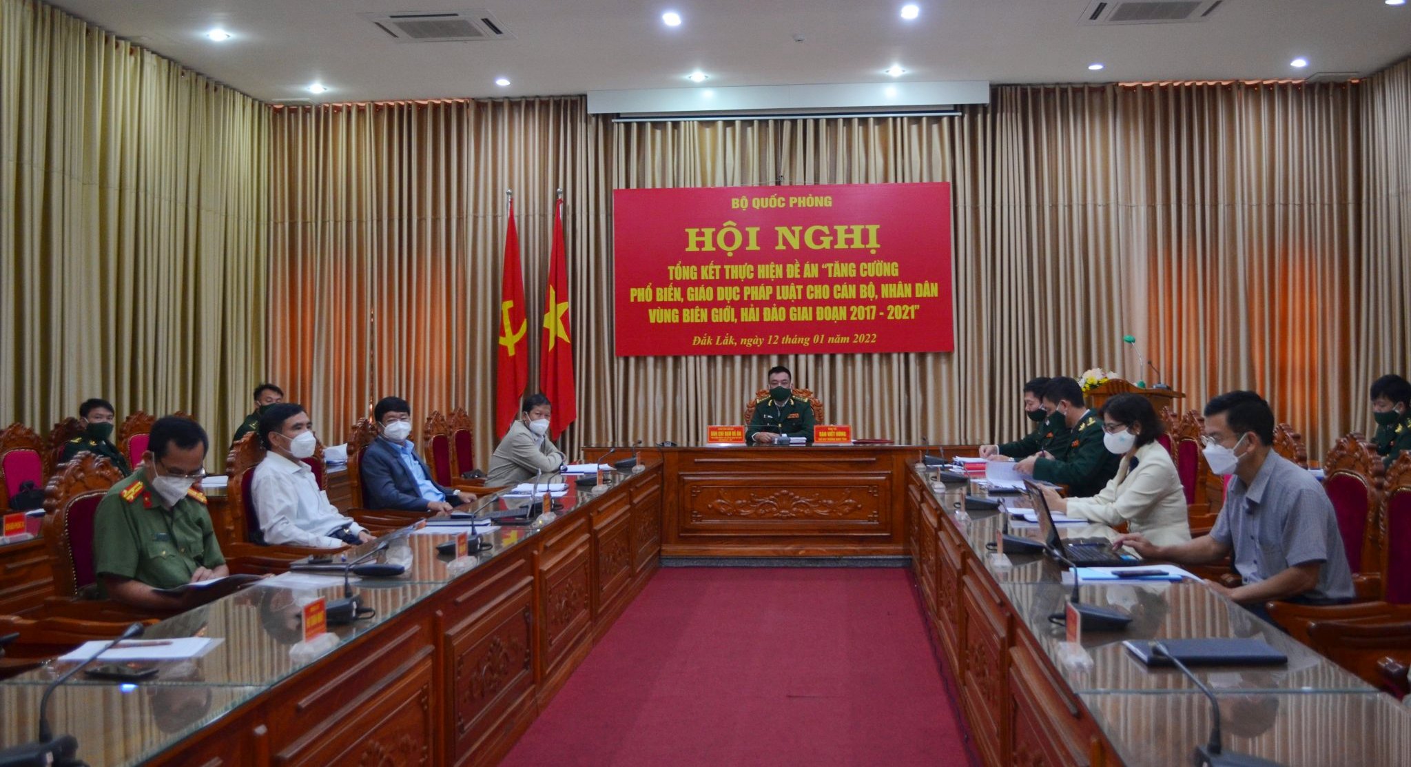 Tổng kết Đề án “Tăng cường phổ biến, giáo dục pháp luật cho cán bộ, Nhân dân vùng biên giới, hải đảo giai đoạn 2017-2021”