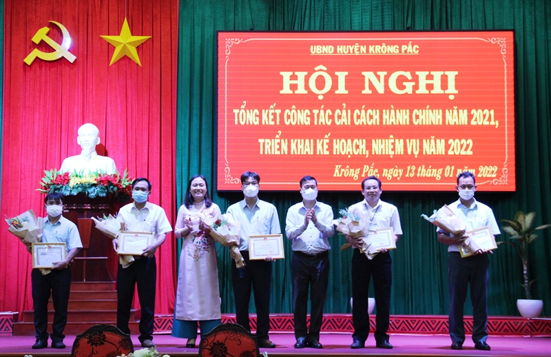 Huyện Krông Pắc : Quyết tâm đưa cải cách hành chính chuyển biến mạnh mẽ trong năm 2022