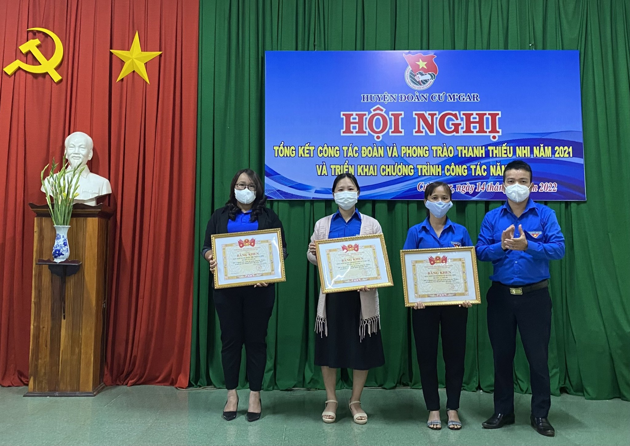 Huyện Cư M’gar tổng kết công tác Đoàn và phong trào thanh thiếu nhi năm 2021