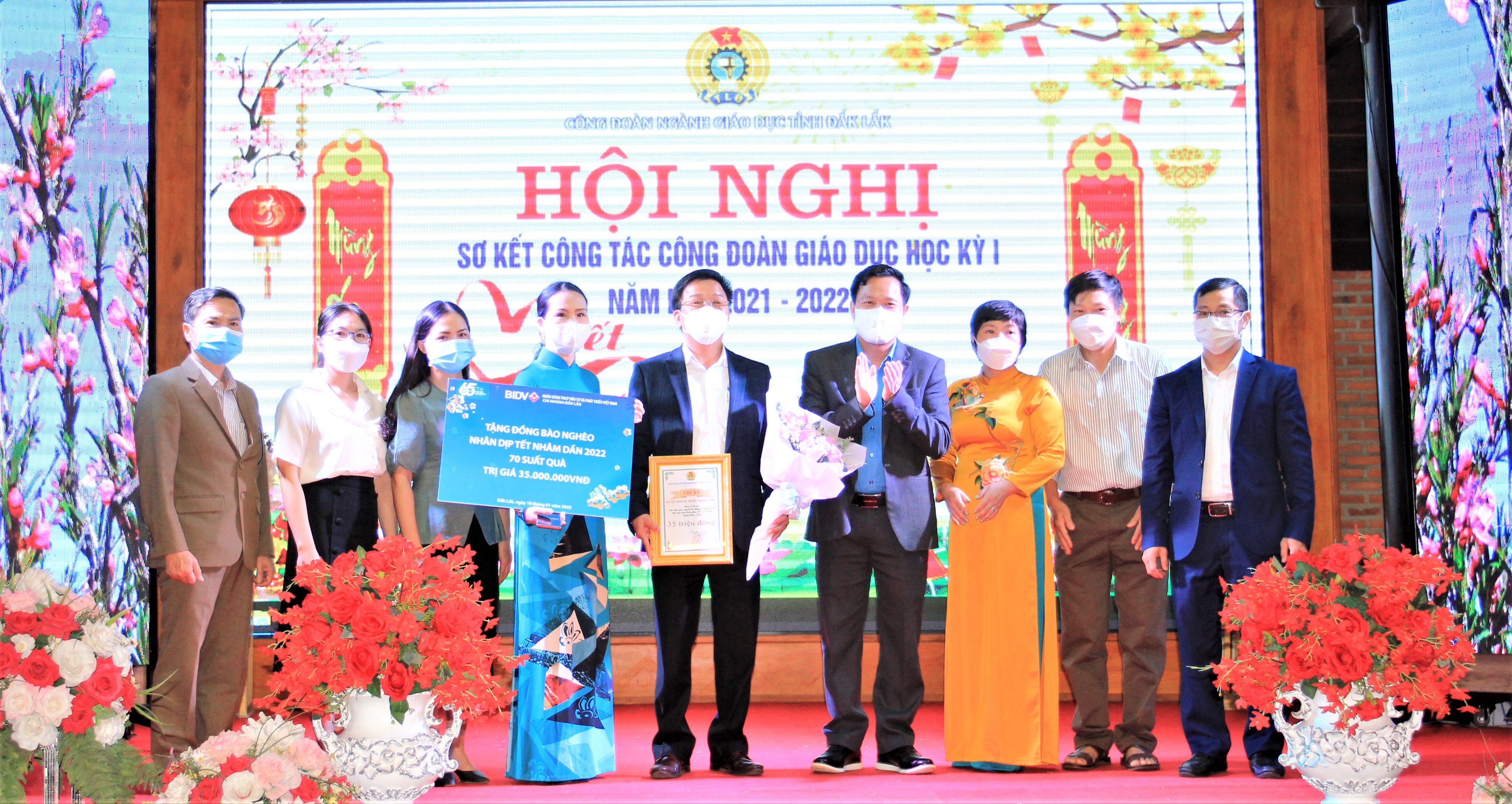 Sơ kết hoạt động công đoàn ngành giáo dục học kỳ 1 năm học 2021-2022