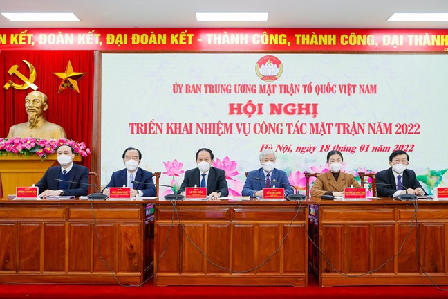 Ủy ban Trung ương MTTQ Việt Nam triển khai 5 chương trình hành động năm 2022