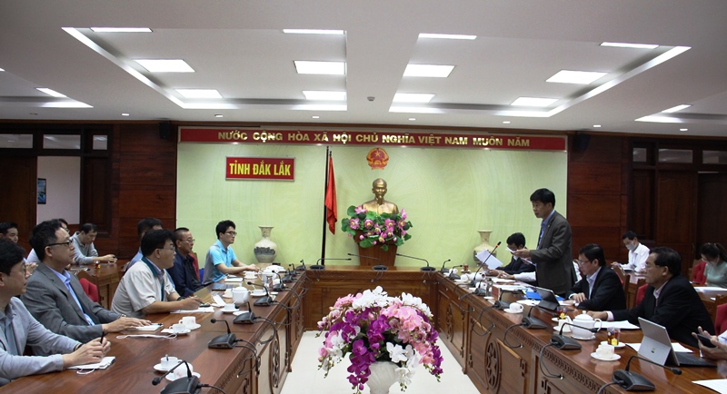 UBND tỉnh làm việc với Công ty cổ phần Tae Kwang Vina Industry- chi nhánh Đắk Lắk