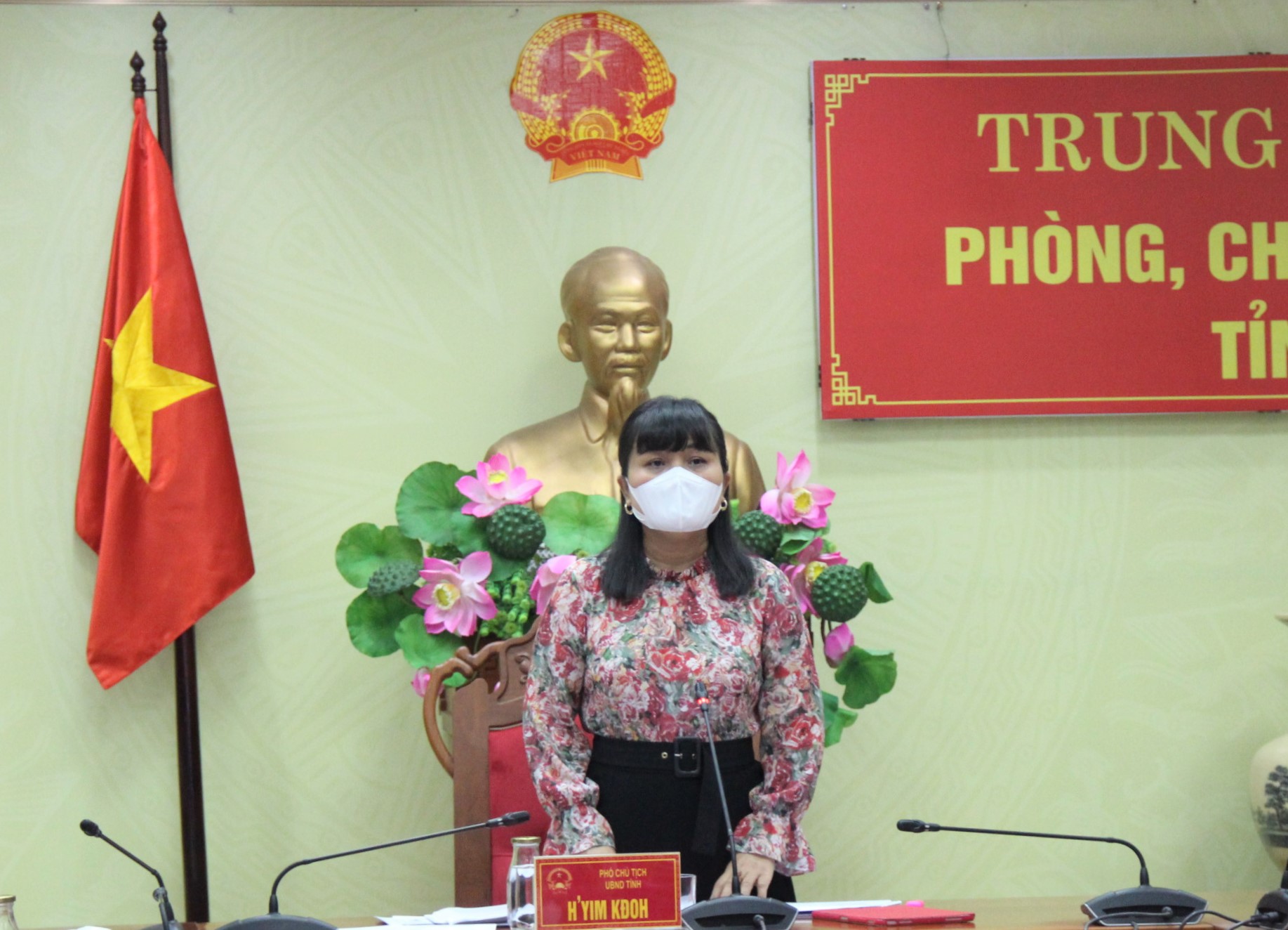 Thông báo kết luận của đồng chí H’Yim Kđok – Phó Chủ tịch UBND tỉnh, tại cuộc họp trực tuyến với các địa phương về tình hình phòng, chống dịch COVID-19 và công tác chuẩn bị tổ chức dạy học trực tiếp tại các cơ sở giáo dục.