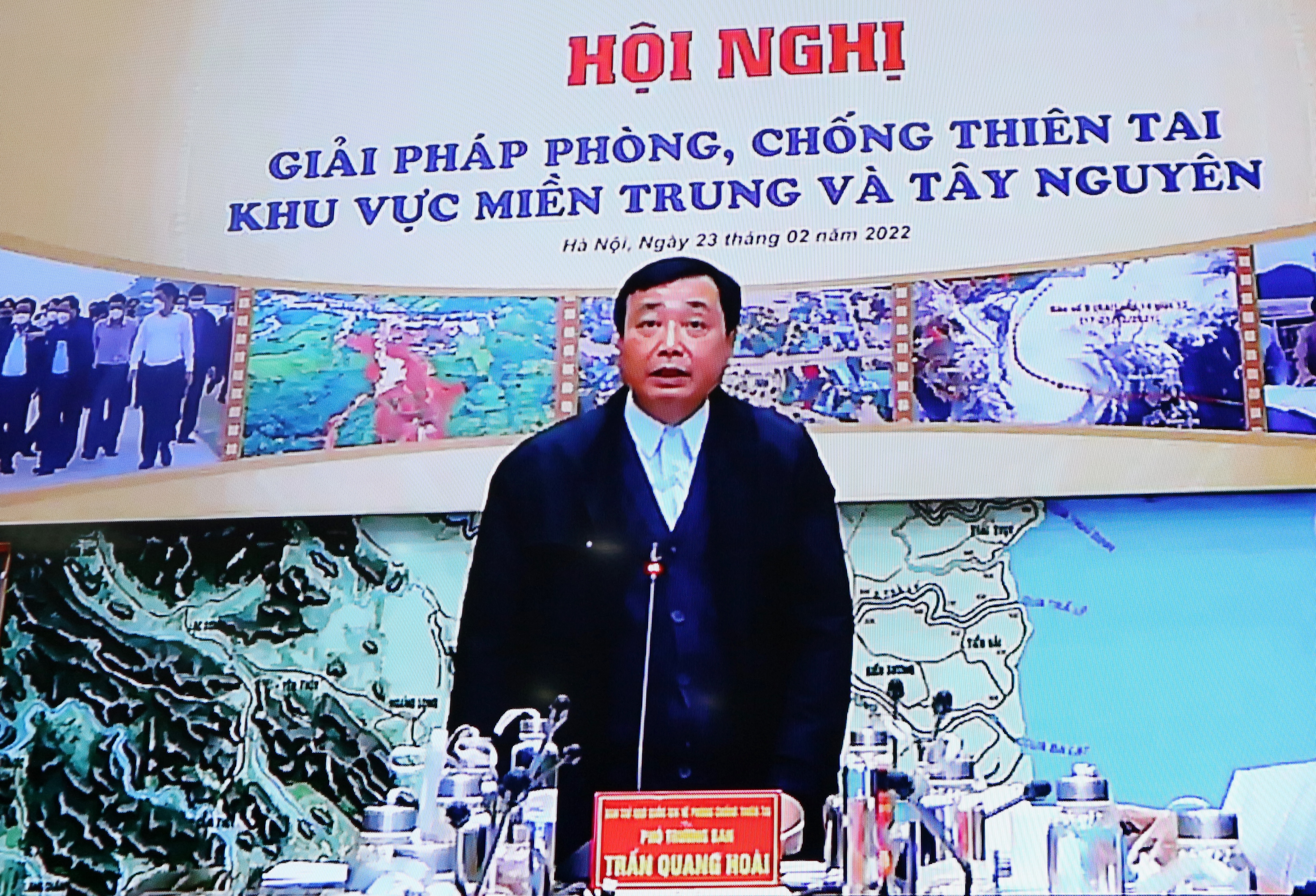 Hội nghị trực tuyến về giải pháp phòng, chống thiên tai khu vực miền Trung và Tây Nguyên