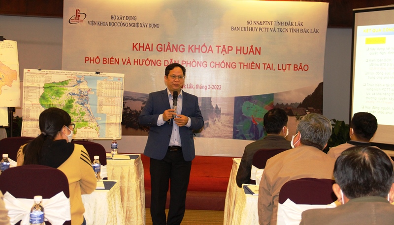 Tập huấn phổ biến và hướng dẫn phòng chống thiên tai, lụt bão cho các tỉnh Tây Nguyên