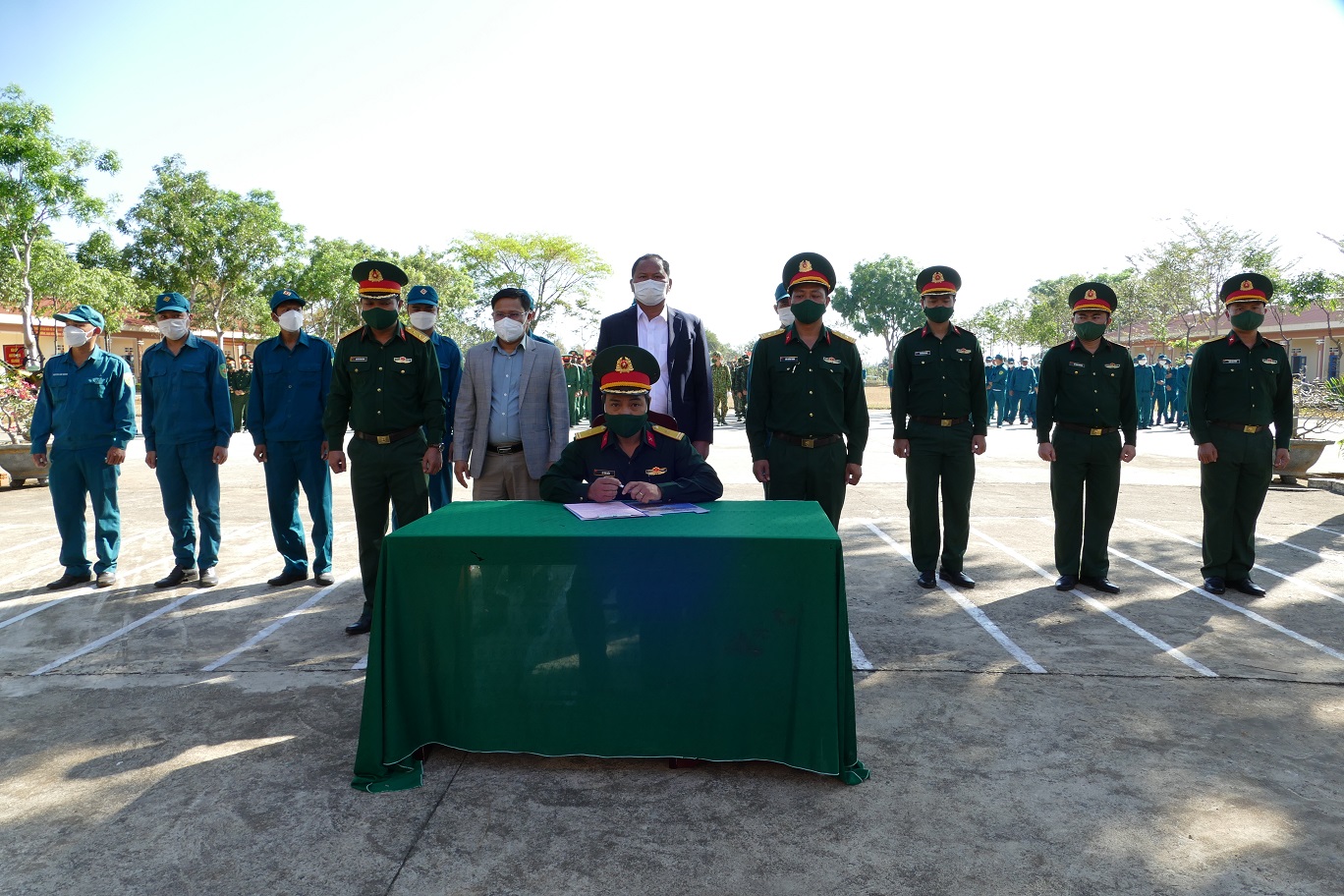 Huyện Buôn Đôn ra quân huấn luyện năm 2022