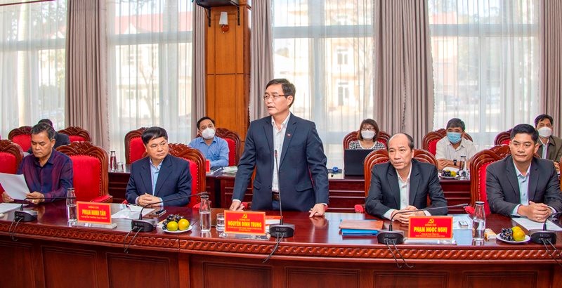 The delegation of the State Audit Office of Viet Nam visits and works in Dak Lak Province