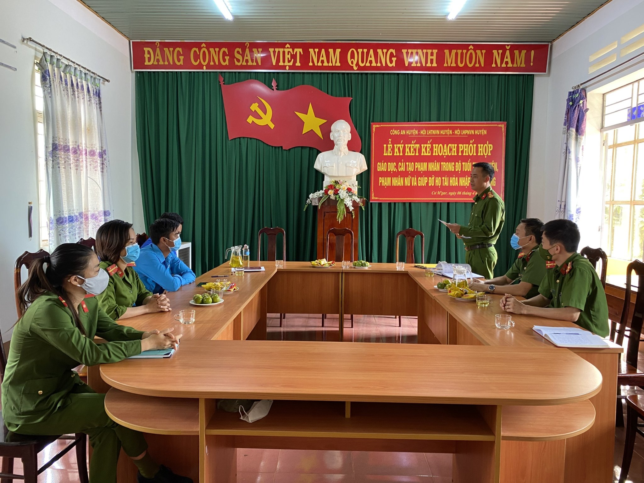 Ký kết kế hoạch phối hợp giáo dục, cải tạo phạm nhân trong độ tuổi thanh niên, phạm nhân nữ và giúp đỡ tái hòa nhập cộng đồng