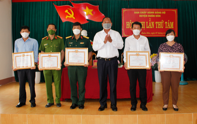 Hội nghị Ban Chấp hành Đảng bộ huyện Buôn Đôn (mở rộng) lần thứ 8